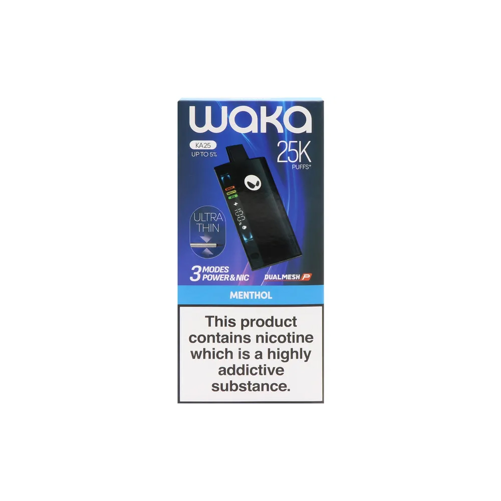 POD DESCARTAVEL - WAKA - KA 25K MENTHOL